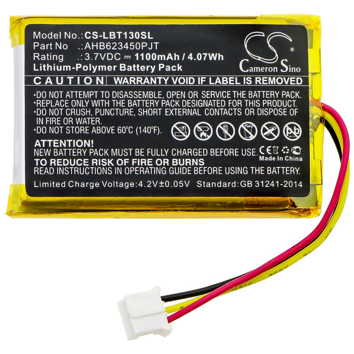 Listen Technologies Audio Guide LBT-1300 Headphone Replacement Battery-3