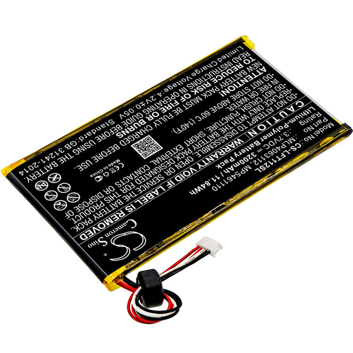Leapfrog LeapPad 31565 LeapPad Platinum Kids Learning Platinum 7in XDi Ultra Tablet Replacement Battery-2