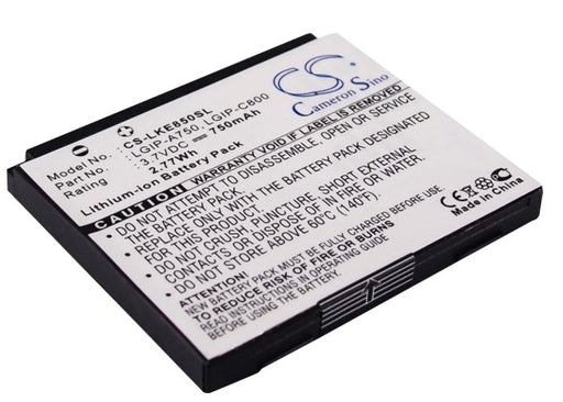 LG KB6100 KE820 KE850 KG99 ME850 PRADA Replacement Battery-main