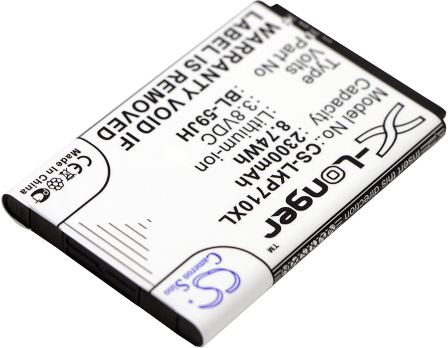 Verizon ENACT Lucid 2 VS870 2300mAh Mobile Phone Replacement Battery-2