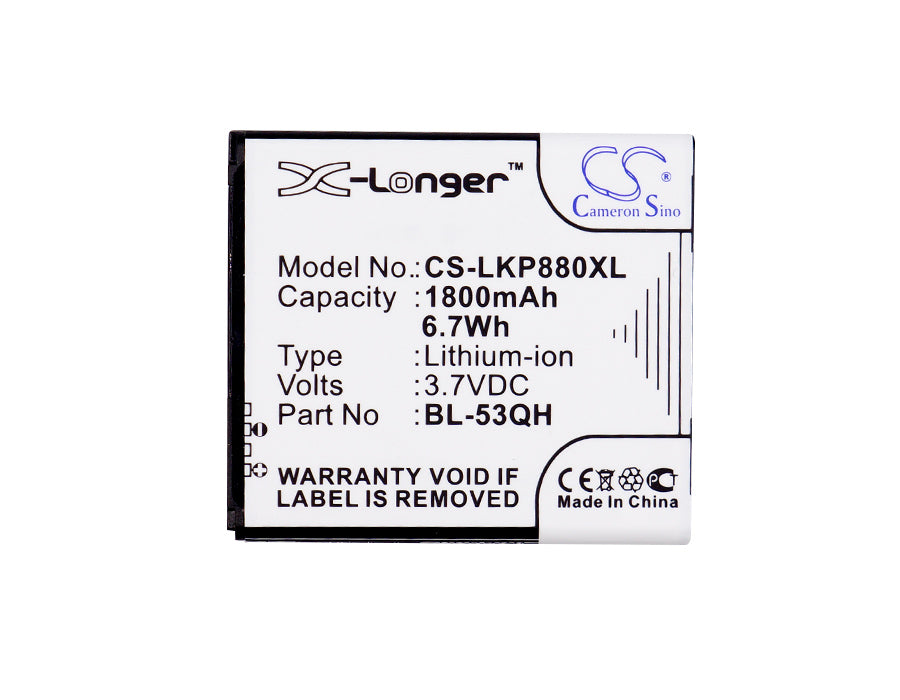 Metropcs 4G LGMS870 MS870 1800mAh Mobile Phone Replacement Battery-3