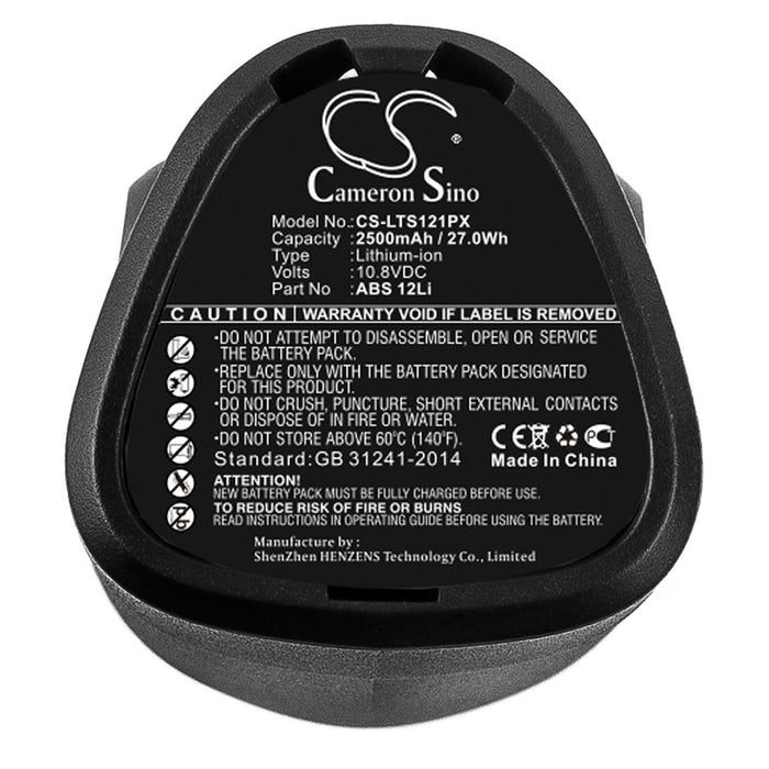 Lux-Tools ABS 12Li 396951 2500mAh Replacement Battery-3