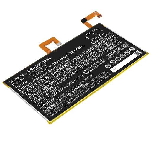 Lenovo Tab P11 Pro TB132F TB-J706 Tablet Replacement Battery