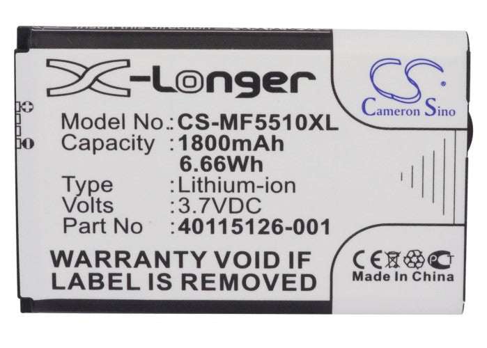 Novatel Wireless Mifi 500 LTE MiFi 5510 MiFi 5510L MiFi 5580 MiFi M100 MiFi5510 MiFi5510L MiFi5580 Hotspot Replacement Battery-5
