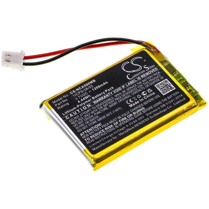 NUK BE2011 BE2013 BE2015 Nord N100 Baby Monitor Replacement Battery