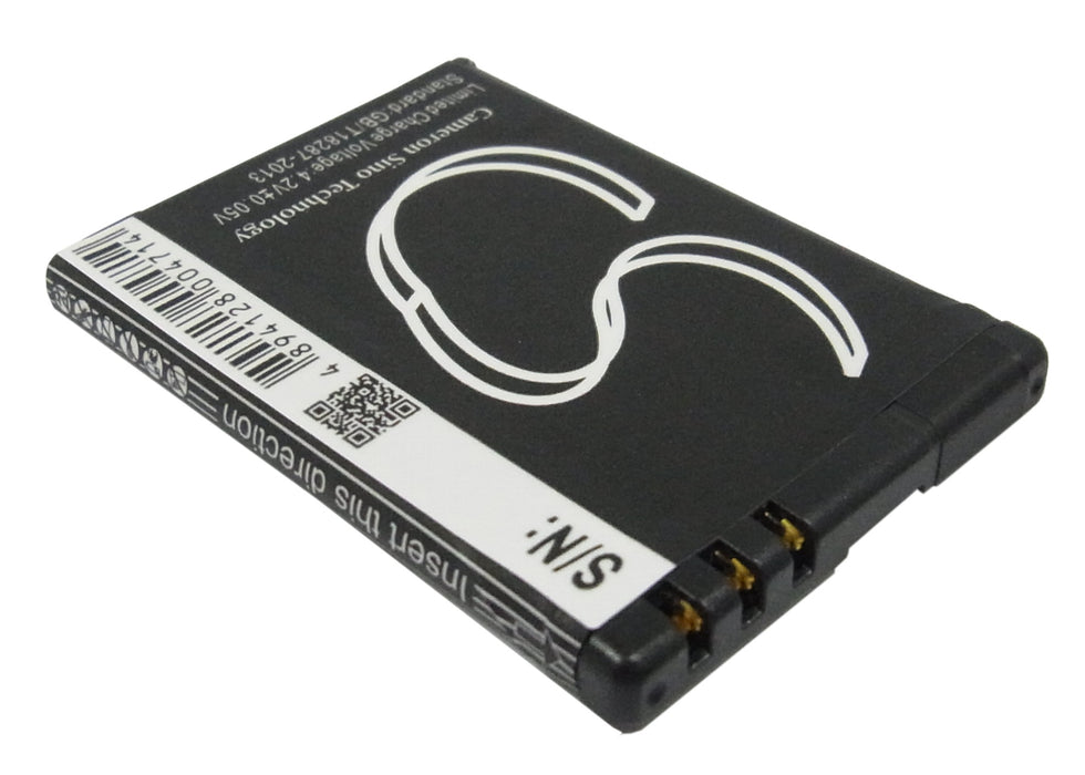 Nokia 1606 2505 2630 2660 2760 3606 5000 6111 7070 Prism 7088 7360 7370 7373 7500 7500 Prism N76 Mobile Phone Replacement Battery-4