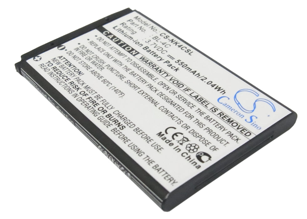 BLU Charleston Click Click Lit Black Camera 550mAh Replacement Battery-main