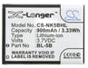 Alcatel One Touch S680 OT-S680 900mAh Mobile Phone Replacement Battery-5