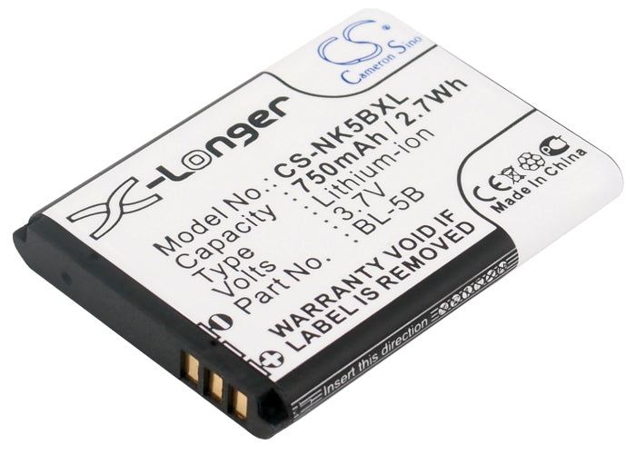 Alcatel One Touch S680 OT-S680 Black Camera 750mAh Replacement Battery-main