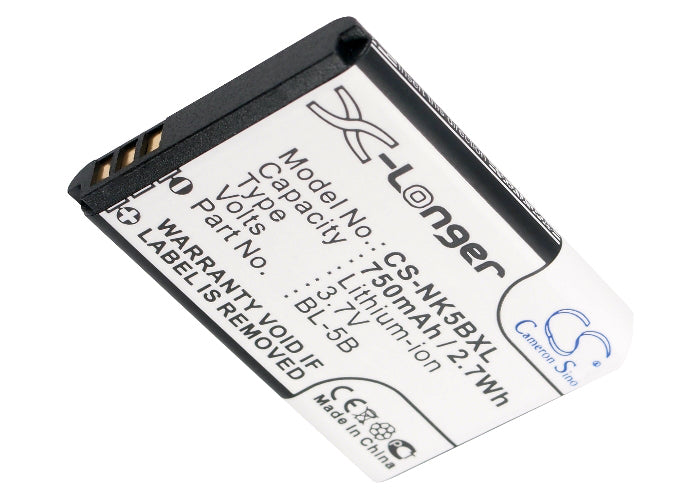 Alcatel One Touch S680 OT-S680 750mAh Camera Replacement Battery-5