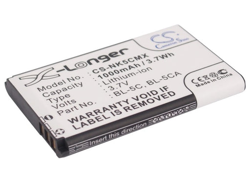 Anycool Enjoy W02 Black Barcode 1000mAh Replacement Battery-main