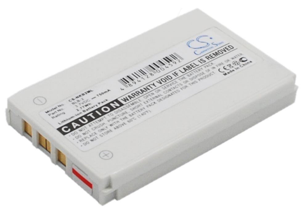 Aiptek MPVR Digital Media 750mAh Camera Replacement Battery-2