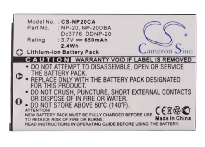 Casio Exilim Card EX-S880 Exilim Card EX-S880BK Exilim Card EX-S880RD Exilim EX-M1 Exilim EX-M2 Exilim EX-M20 Exilim EX-M20 Camera Replacement Battery-5