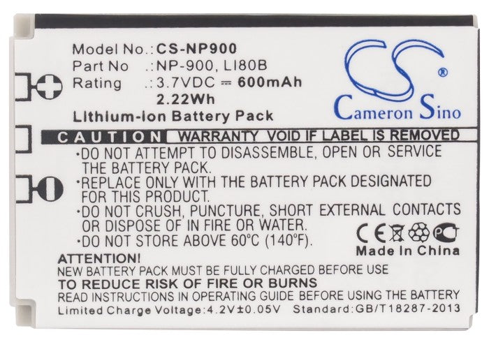 Olympus T-100 X-960 Camera Replacement Battery-5
