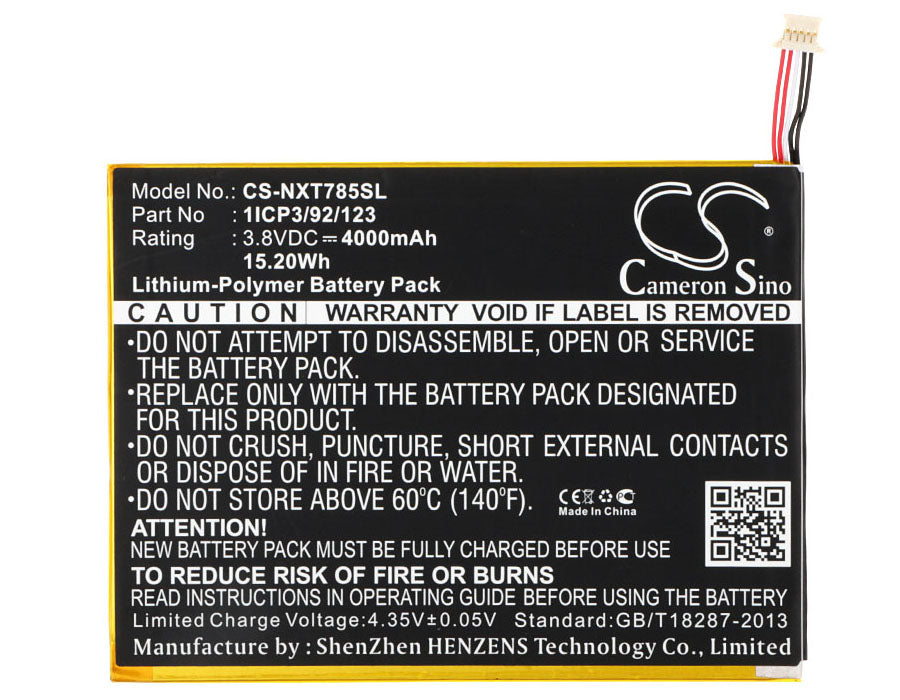 Nextbook NX785QC16G NX785QC8G Tablet Replacement Battery-5