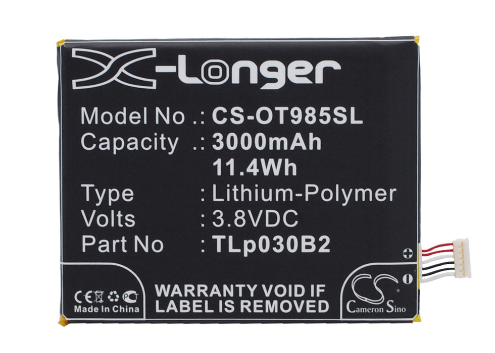 Vodafone OT-985N Smart 4 Power Replacement Battery-main
