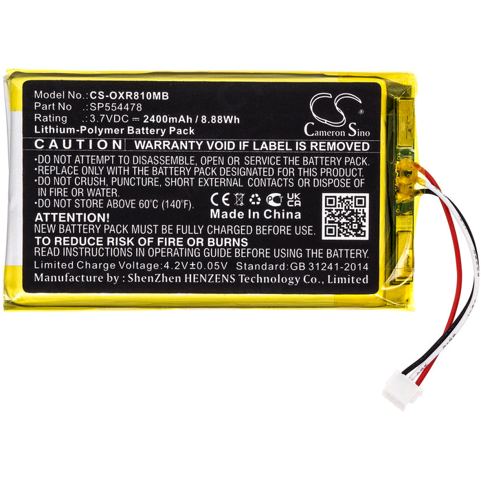 Infant Optics Hovo 700 Hovo-700-1610 Hovo-700-1703 Hovo-700-1709 MT820 Baby Monitor Replacement Battery-3