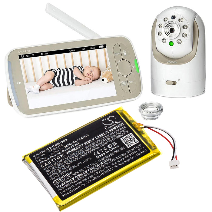 Infant Optics Hovo 700 Hovo-700-1610 Hovo-700-1703 Hovo-700-1709 MT820 Baby Monitor Replacement Battery-6