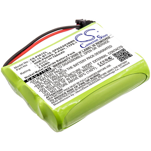 GP GP60AAK3BMS GP80AAS3BMX 700mAh Replacement Battery-main
