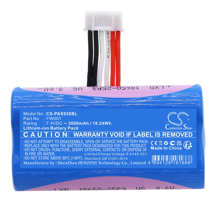 Pax A910 A930 Payment Terminal Replacement Battery