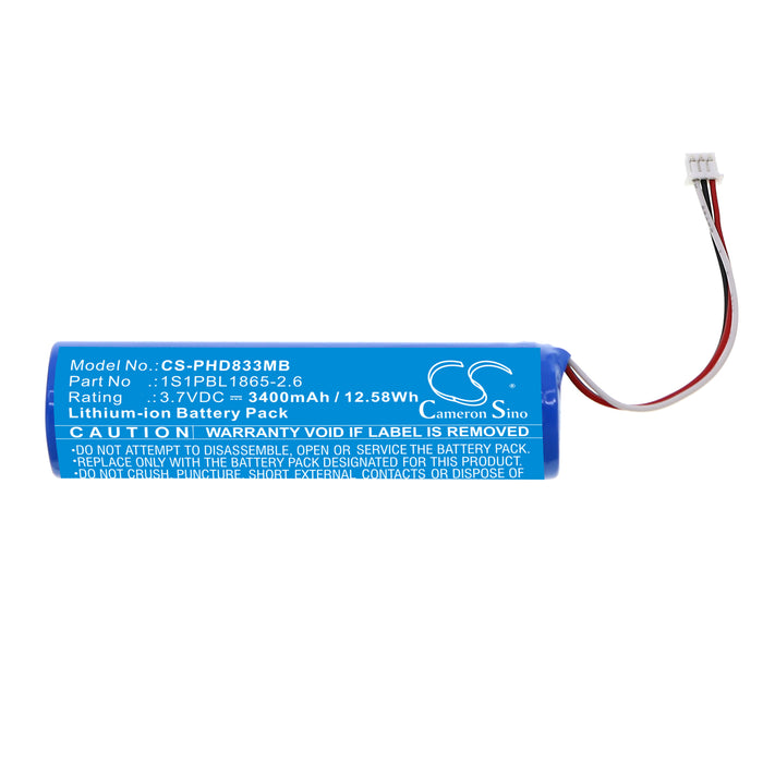 Philips Avent SCD831 Avent SCD831 26 Avent SCD833 Avent SCD833 26 Avent SCD835 Avent SCD835 26 3400mAh Baby Monitor Replacement Battery