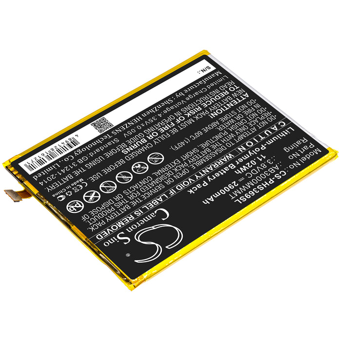 Philips Xenium S369 Mobile Phone Replacement Battery-2