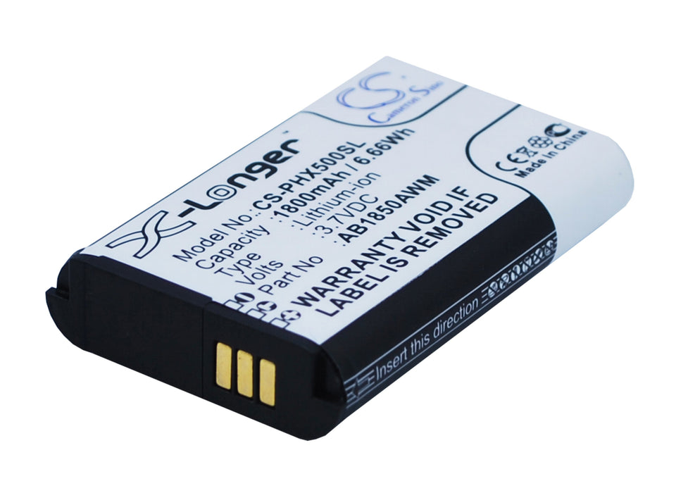 Philips AB1720AWM AB1790AWM Xenium 9@9K Xenium 9A9 Replacement Battery-main