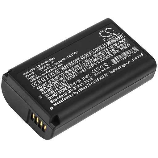 Panasonic Lumix DC-S1 Lumix DC-S1R Lumix S 2200mAh Replacement Battery-main