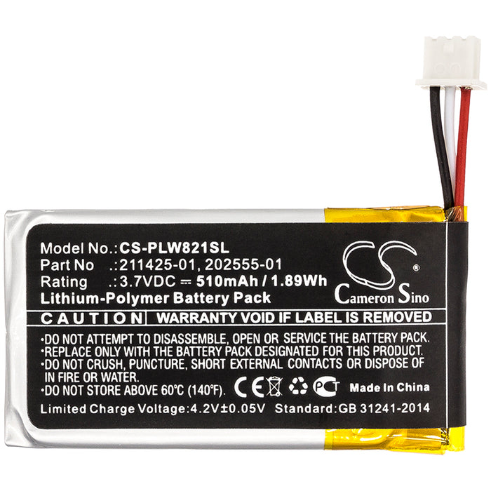 Plantronics Savi 8210 Savi W8210 Headphone Replacement Battery-3