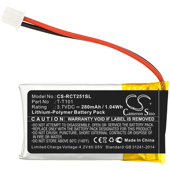 RCA 25065 25111 25211 25270 Headphone Replacement Battery-3