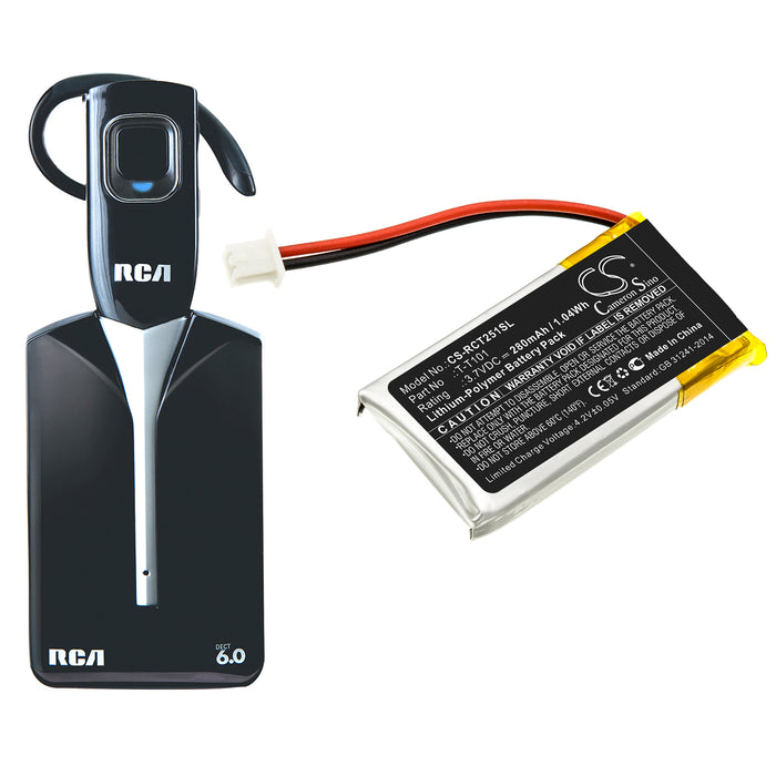 RCA 25065 25111 25211 25270 Headphone Replacement Battery-6