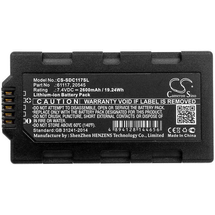 Sokkia Juniper Mesa Field Topcon Tesla 2600mAh Replacement Battery-3