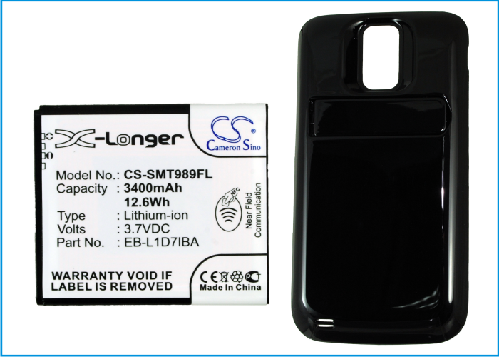 T-Mobile Galaxy S II Galaxy S2 3400mAh Mobile Phone Replacement Battery-5