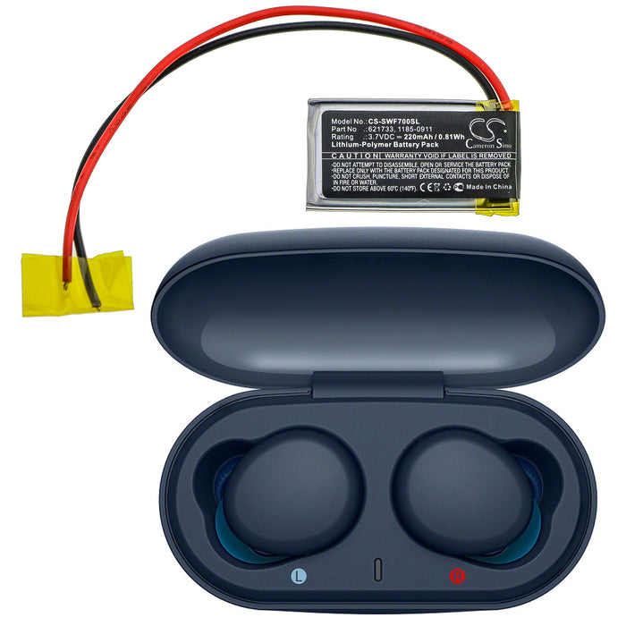 Sony WF-SB700 Charging Case WF-SB700N Charging Case WF-XB700 Charging Case WF-XB700N Charging Case Headphone Replacement Battery-5