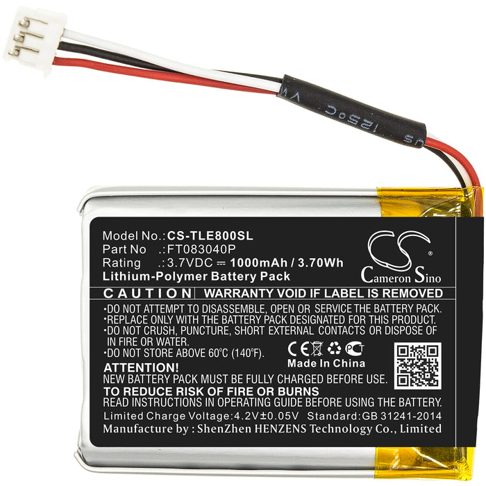 Turtle Beach Elite 800 Beach Elite 800x Headphone Replacement Battery-3