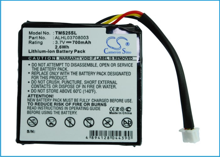 Tomtom 4EN.001.02 4EN42 4EN52 4EV42 4EV52 Star 20 Star 25 GPS Replacement Battery-5
