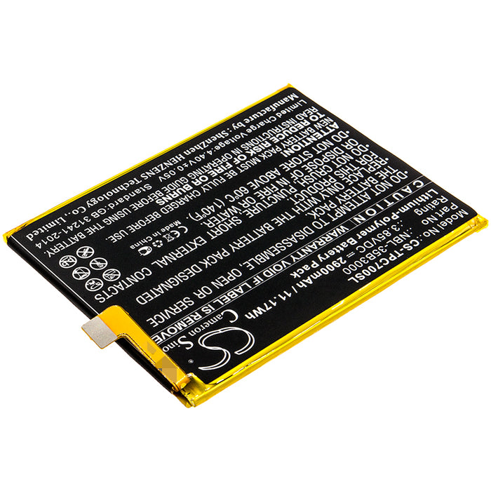 Neffos C7 Dual SIM C7 Dual SIM LTE AM TP910A TP910C Mobile Phone Replacement Battery-2