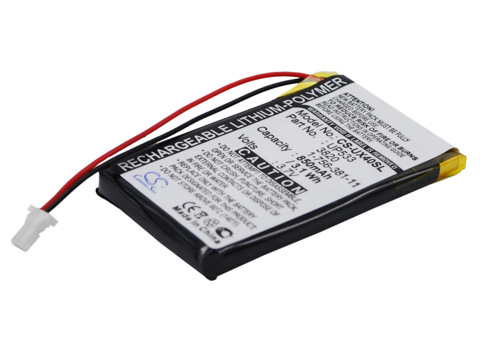 Sony Clie PEG-UX40 Clie PEG-UX50 PDA Replacement Battery-3