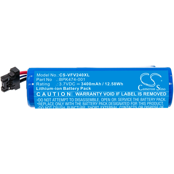 Verifone 3GBWC V240m Plus 3400mAh Payment Terminal Replacement Battery