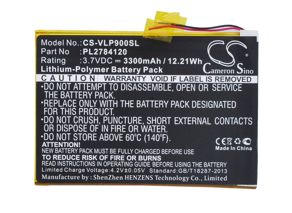 Visual Land ME-9Q Prestige Elite 9Q 9in Tablet Replacement Battery-5