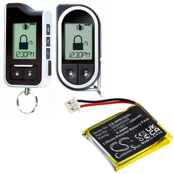 Astrostart RSS 5225 Remote Control Replacement Battery-6