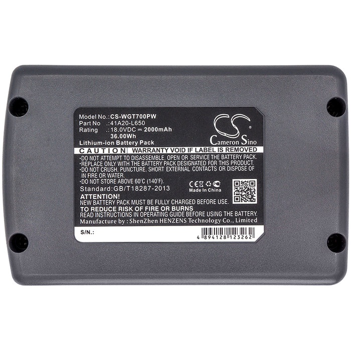 Wolf Garten BA 700 BA700 LI-ION LEAFBLOWER CSA 700 Replacement Battery-5