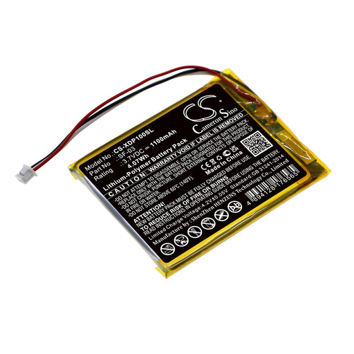 Sony Versity 9540 Versity 9553 Versity 9640 Versity 9653 DAB Digital Replacement Battery