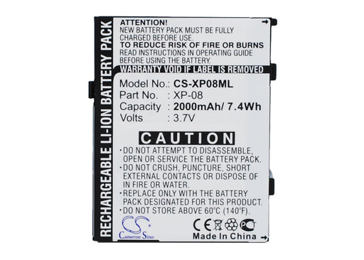 O2 XDA Flame 2000mAh Replacement Battery-main