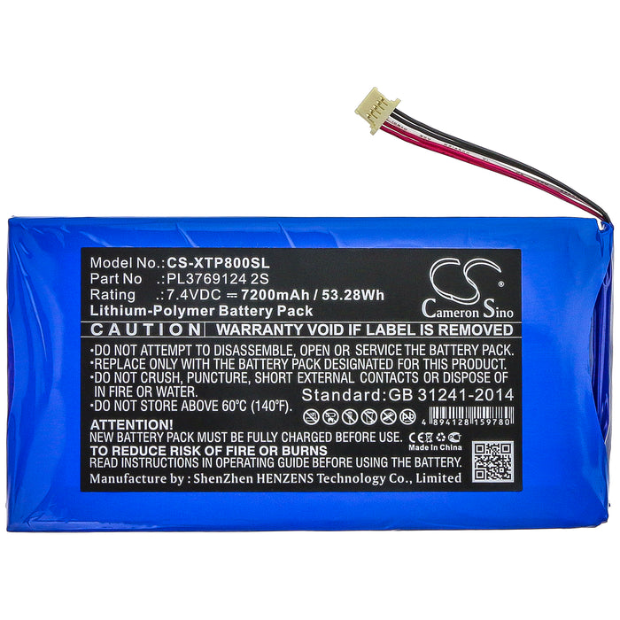 Xtool EZ500 i80 Pad PS80 PS80E X100 Pad 2 X100 Pad 2 Pro X7 Diagnostic Scanner Replacement Battery-3
