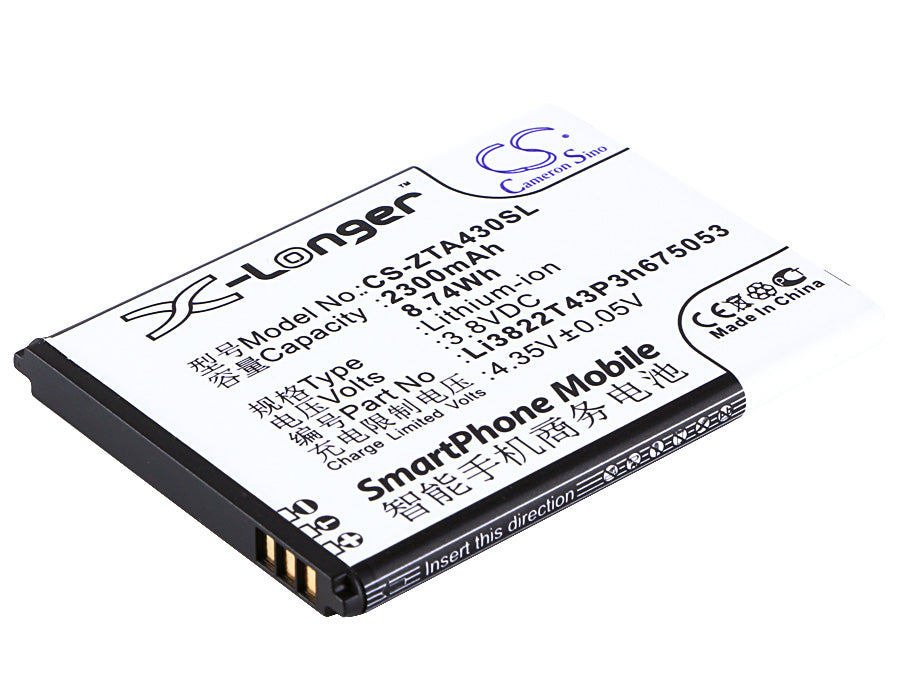 ZTE 4G Smart A430 Blade A210 Blade A210 Dual SIM B Replacement Battery-main