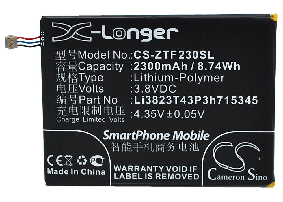 ZTE Grand S Flex MF910 MF910 4G LTE MF910S MF920 MF920A MF920S MF920VS MF920W+ MF971 MF971V 2300mAh Hotspot Replacement Battery-5